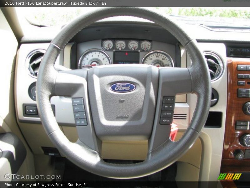 Tuxedo Black / Tan 2010 Ford F150 Lariat SuperCrew