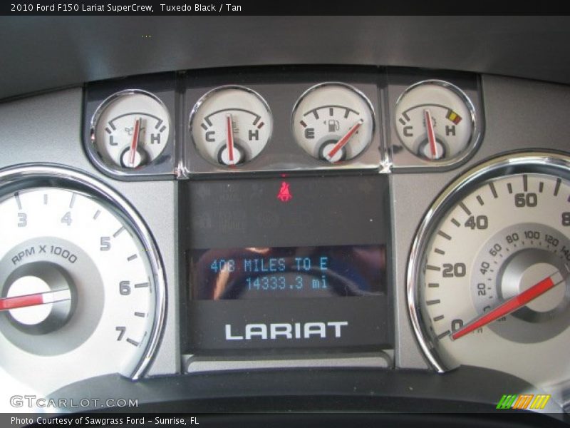 Tuxedo Black / Tan 2010 Ford F150 Lariat SuperCrew
