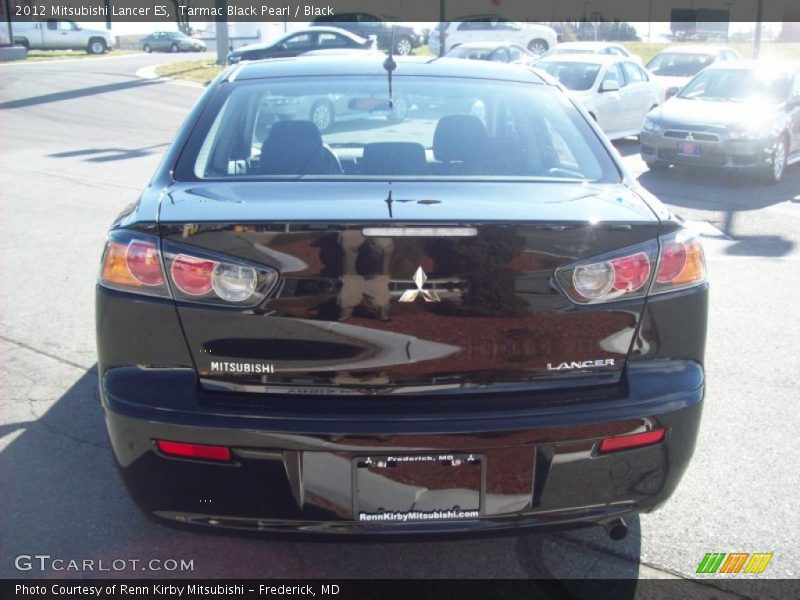 Tarmac Black Pearl / Black 2012 Mitsubishi Lancer ES