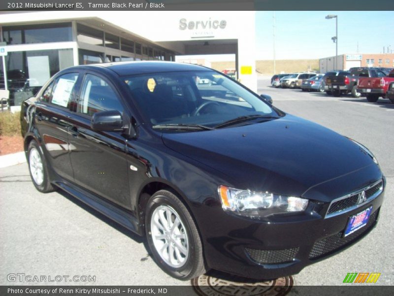 Tarmac Black Pearl / Black 2012 Mitsubishi Lancer ES