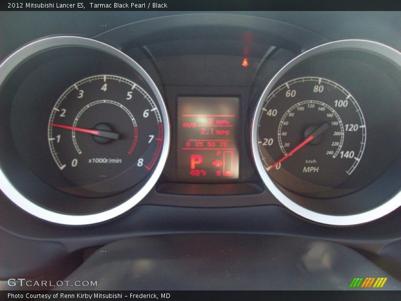 Tarmac Black Pearl / Black 2012 Mitsubishi Lancer ES