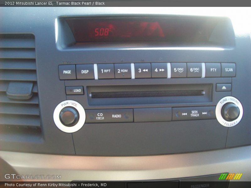 Tarmac Black Pearl / Black 2012 Mitsubishi Lancer ES