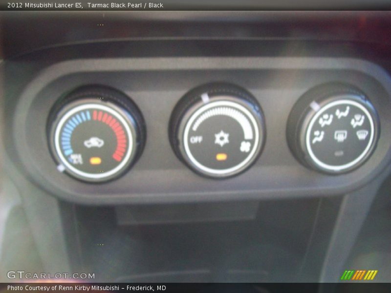 Tarmac Black Pearl / Black 2012 Mitsubishi Lancer ES