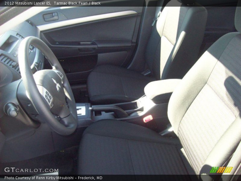 Tarmac Black Pearl / Black 2012 Mitsubishi Lancer ES