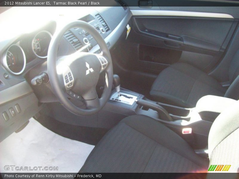 Tarmac Black Pearl / Black 2012 Mitsubishi Lancer ES