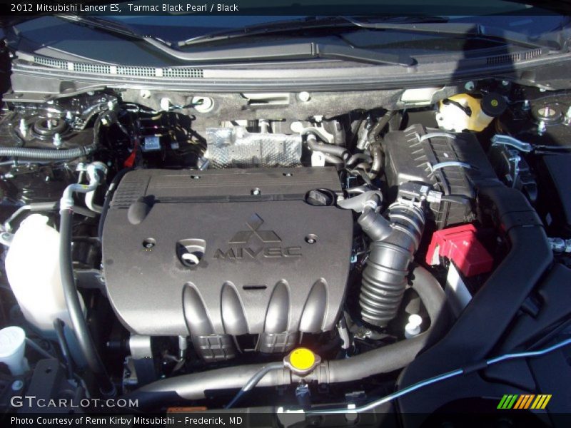 Tarmac Black Pearl / Black 2012 Mitsubishi Lancer ES