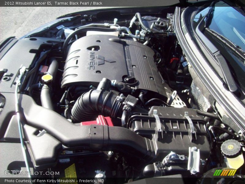 Tarmac Black Pearl / Black 2012 Mitsubishi Lancer ES