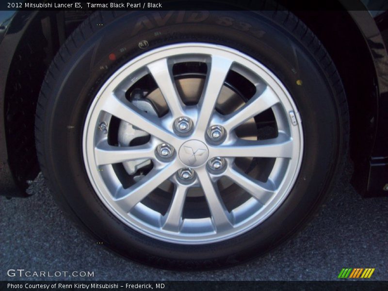 Tarmac Black Pearl / Black 2012 Mitsubishi Lancer ES