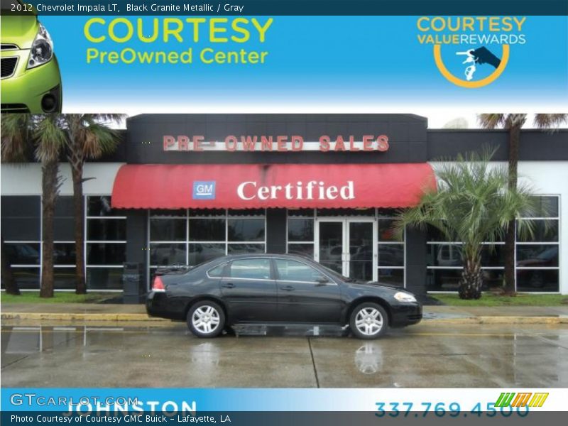 Black Granite Metallic / Gray 2012 Chevrolet Impala LT