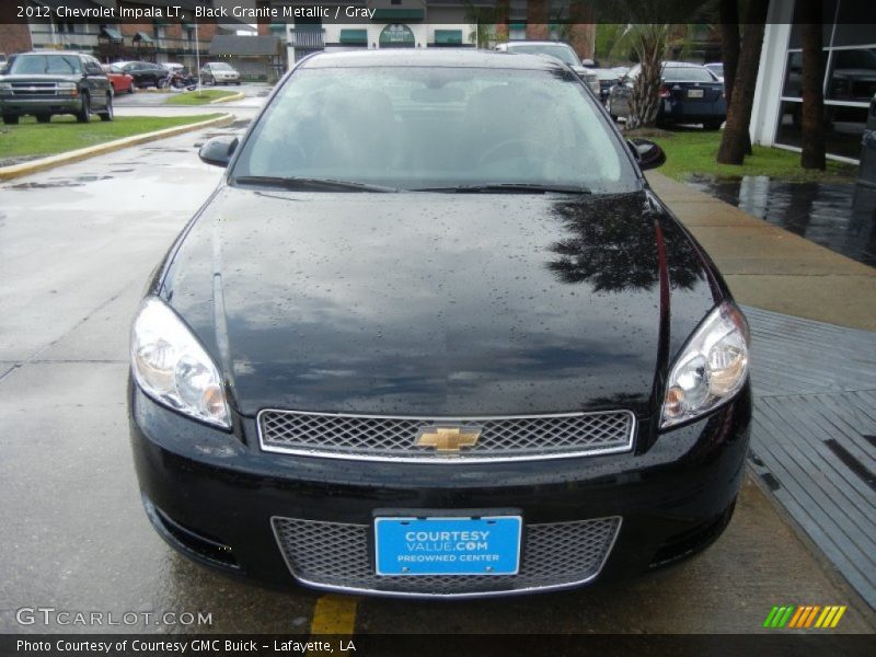 Black Granite Metallic / Gray 2012 Chevrolet Impala LT