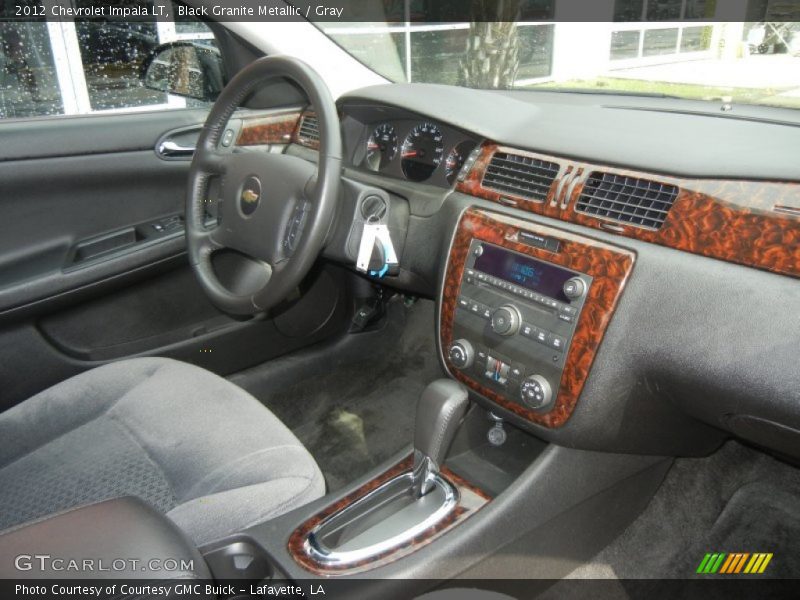 Black Granite Metallic / Gray 2012 Chevrolet Impala LT