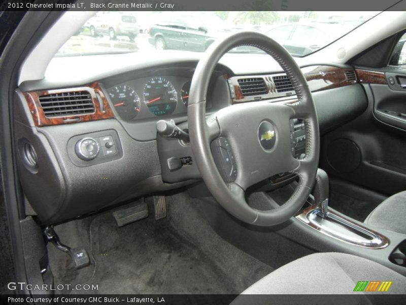 Black Granite Metallic / Gray 2012 Chevrolet Impala LT