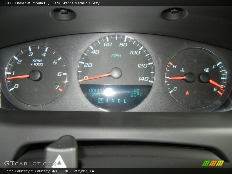  2012 Impala LT LT Gauges