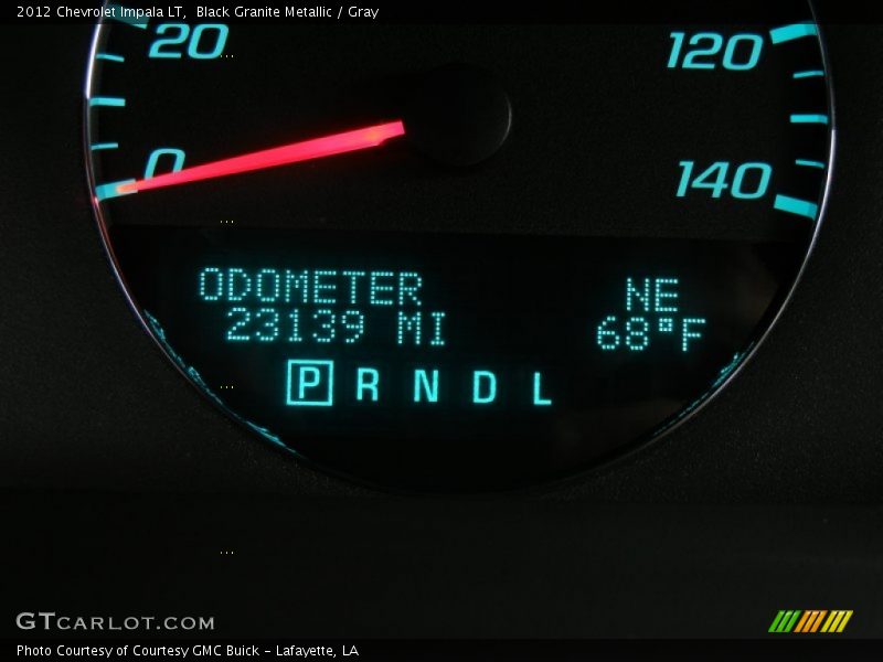 Black Granite Metallic / Gray 2012 Chevrolet Impala LT