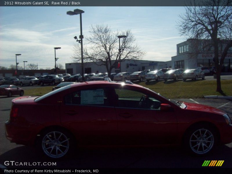 Rave Red / Black 2012 Mitsubishi Galant SE