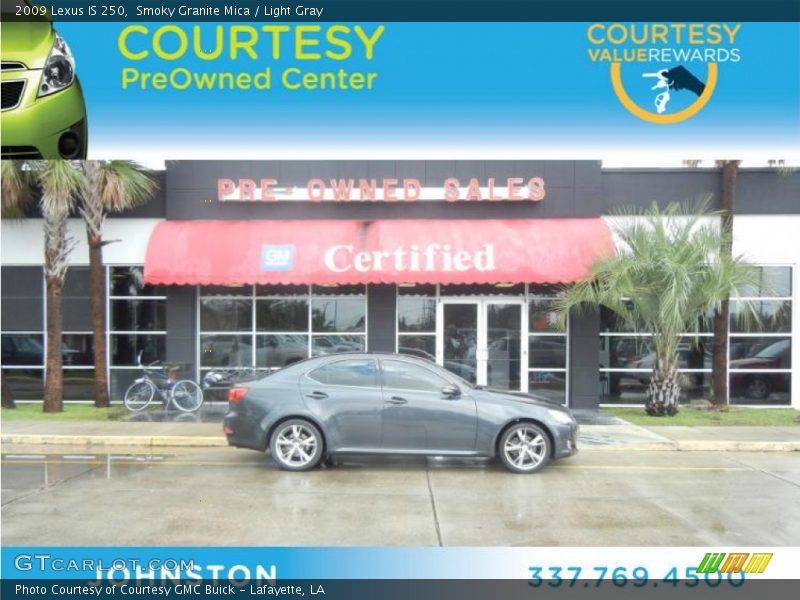 Smoky Granite Mica / Light Gray 2009 Lexus IS 250