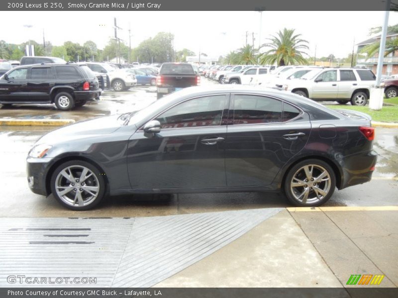 Smoky Granite Mica / Light Gray 2009 Lexus IS 250