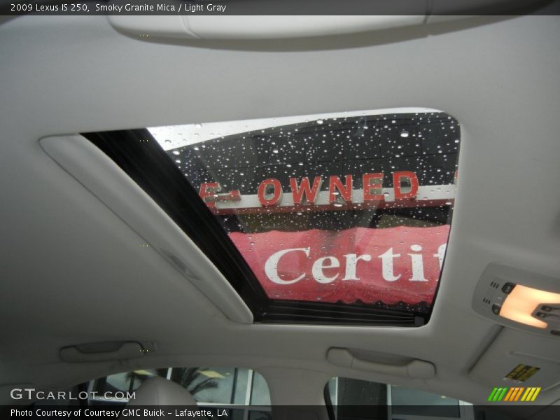 Smoky Granite Mica / Light Gray 2009 Lexus IS 250