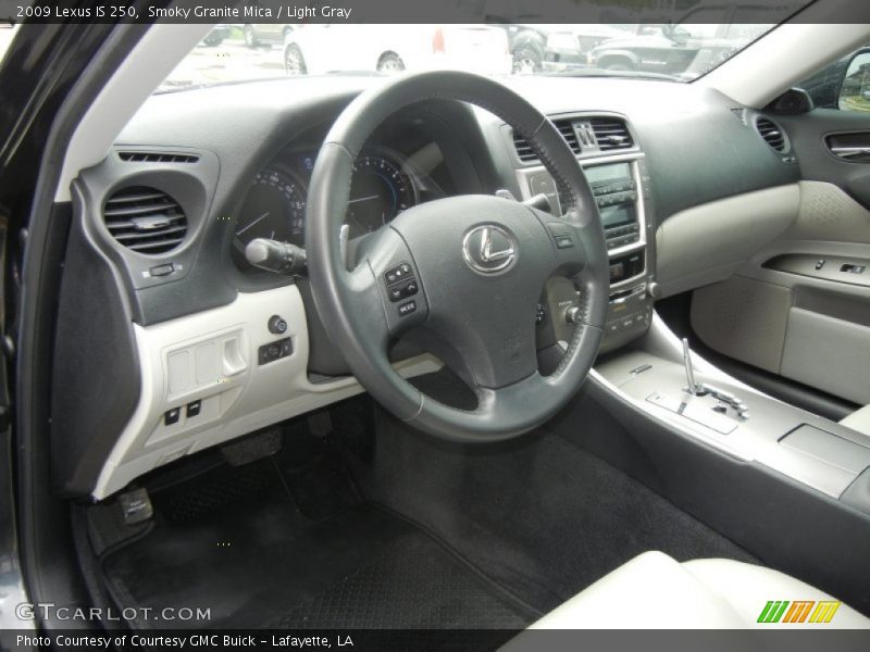 Smoky Granite Mica / Light Gray 2009 Lexus IS 250
