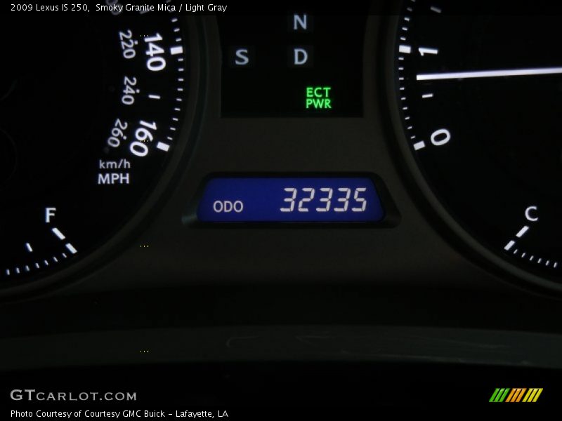 Smoky Granite Mica / Light Gray 2009 Lexus IS 250