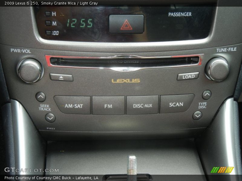 Smoky Granite Mica / Light Gray 2009 Lexus IS 250