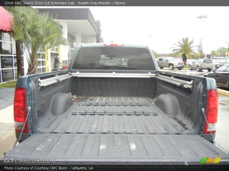 Stealth Gray Metallic / Ebony 2008 GMC Sierra 1500 SLE Extended Cab