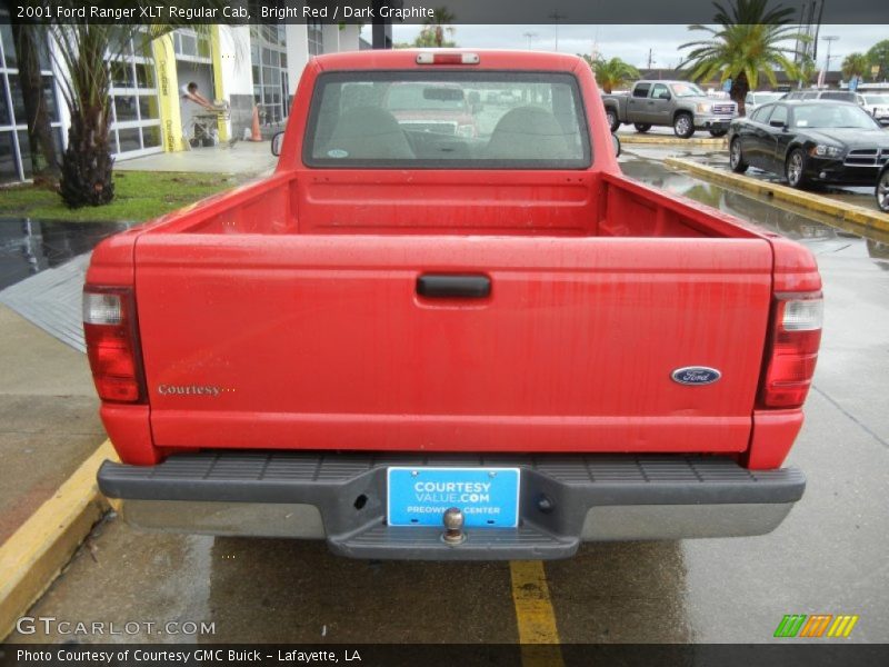 Bright Red / Dark Graphite 2001 Ford Ranger XLT Regular Cab