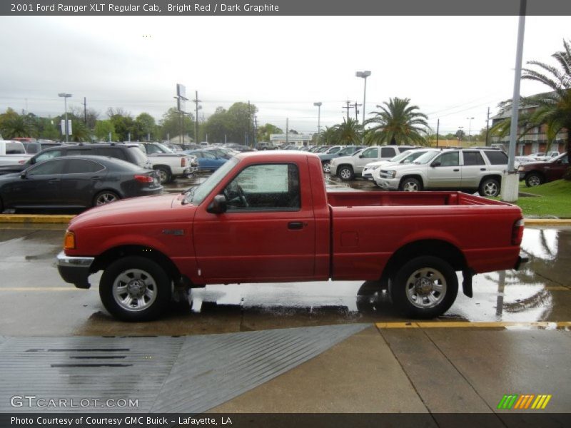 Bright Red / Dark Graphite 2001 Ford Ranger XLT Regular Cab