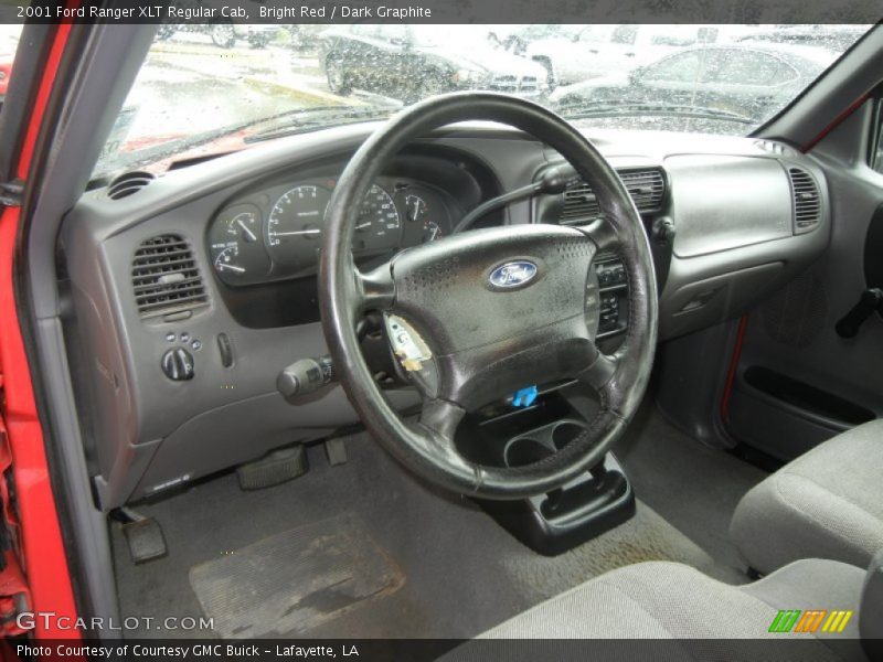 Bright Red / Dark Graphite 2001 Ford Ranger XLT Regular Cab