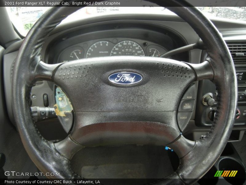 Bright Red / Dark Graphite 2001 Ford Ranger XLT Regular Cab