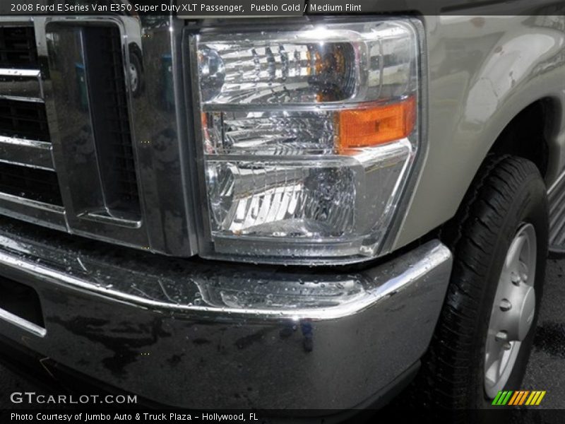Pueblo Gold / Medium Flint 2008 Ford E Series Van E350 Super Duty XLT Passenger