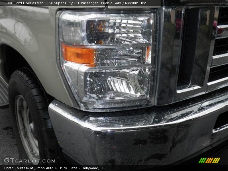 Pueblo Gold / Medium Flint 2008 Ford E Series Van E350 Super Duty XLT Passenger