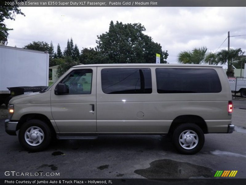 Pueblo Gold / Medium Flint 2008 Ford E Series Van E350 Super Duty XLT Passenger