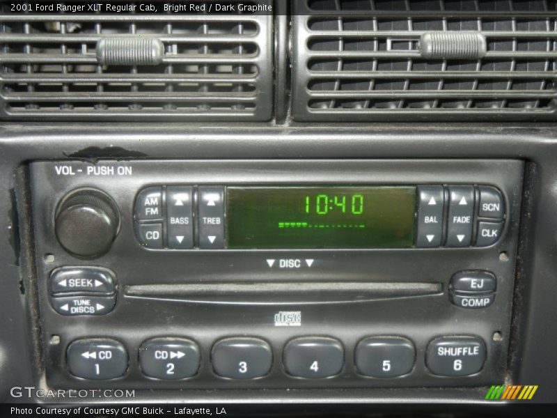 Bright Red / Dark Graphite 2001 Ford Ranger XLT Regular Cab