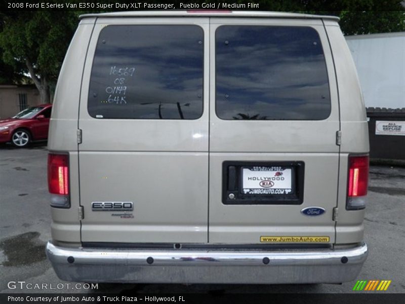 Pueblo Gold / Medium Flint 2008 Ford E Series Van E350 Super Duty XLT Passenger