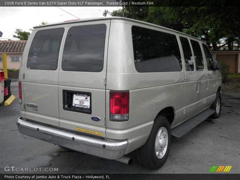 Pueblo Gold / Medium Flint 2008 Ford E Series Van E350 Super Duty XLT Passenger