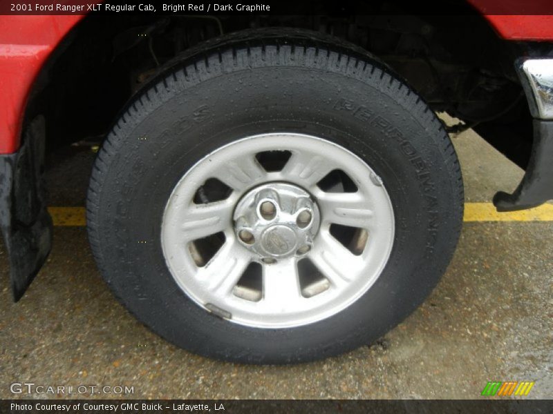 Bright Red / Dark Graphite 2001 Ford Ranger XLT Regular Cab