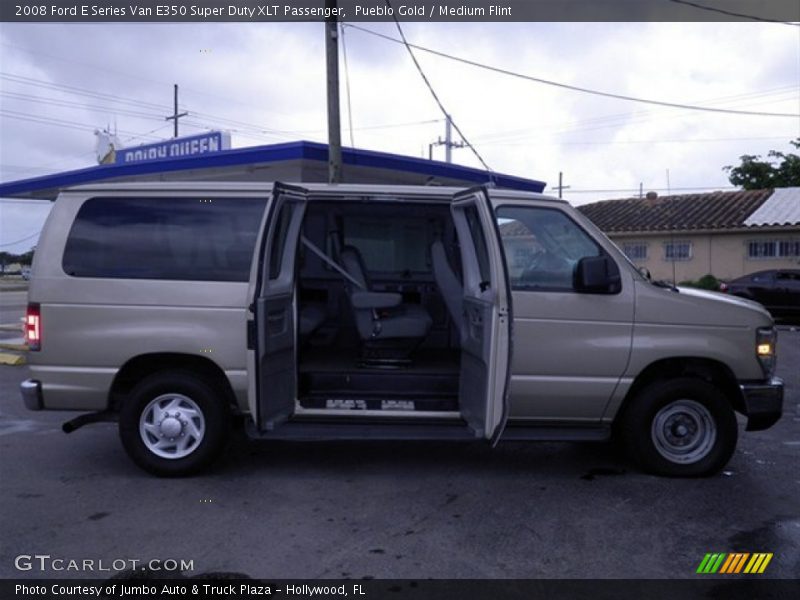 Pueblo Gold / Medium Flint 2008 Ford E Series Van E350 Super Duty XLT Passenger
