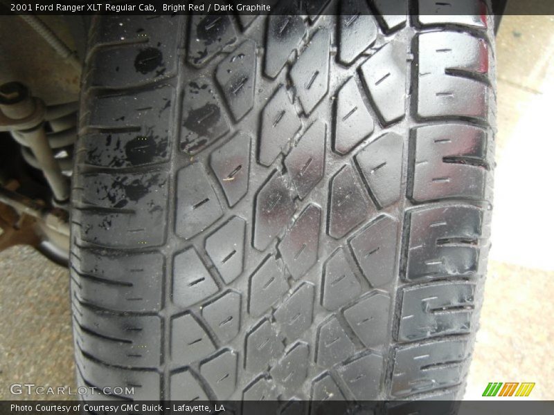 Bright Red / Dark Graphite 2001 Ford Ranger XLT Regular Cab