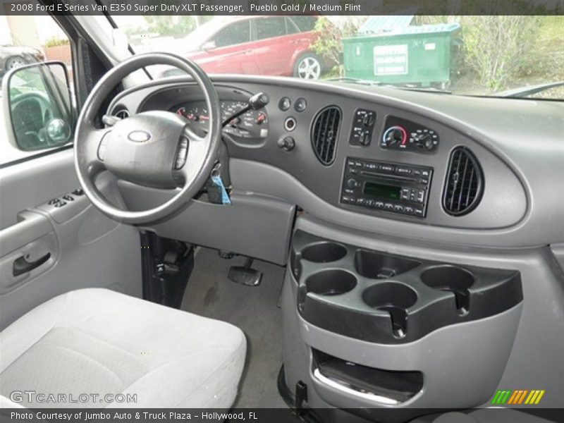 Pueblo Gold / Medium Flint 2008 Ford E Series Van E350 Super Duty XLT Passenger