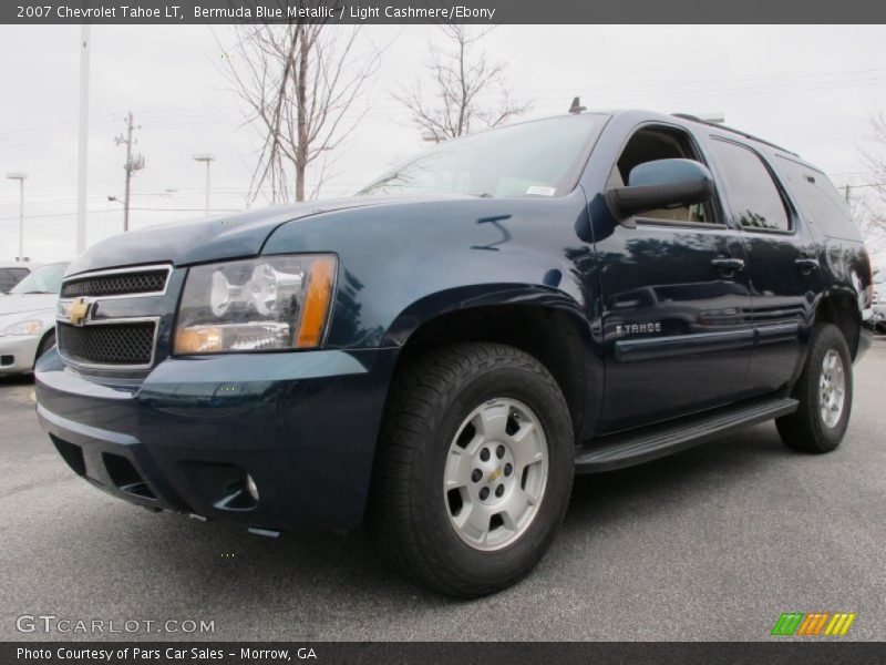 Bermuda Blue Metallic / Light Cashmere/Ebony 2007 Chevrolet Tahoe LT