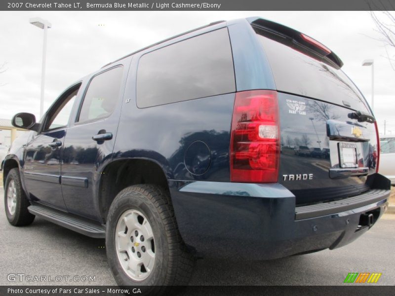Bermuda Blue Metallic / Light Cashmere/Ebony 2007 Chevrolet Tahoe LT