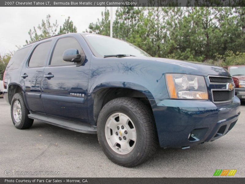 Bermuda Blue Metallic / Light Cashmere/Ebony 2007 Chevrolet Tahoe LT