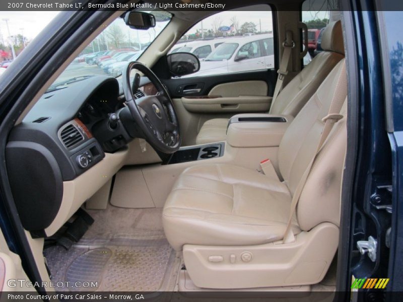 Bermuda Blue Metallic / Light Cashmere/Ebony 2007 Chevrolet Tahoe LT