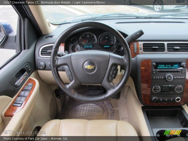 Bermuda Blue Metallic / Light Cashmere/Ebony 2007 Chevrolet Tahoe LT