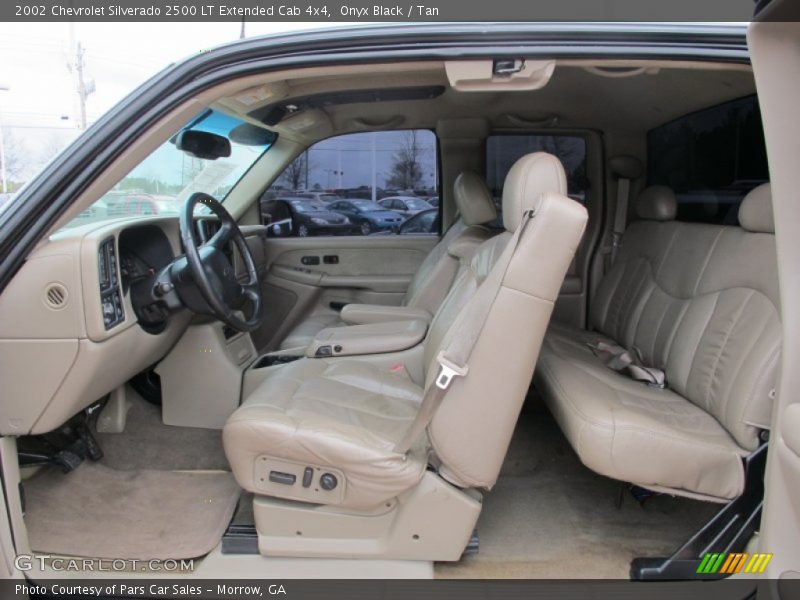 Onyx Black / Tan 2002 Chevrolet Silverado 2500 LT Extended Cab 4x4