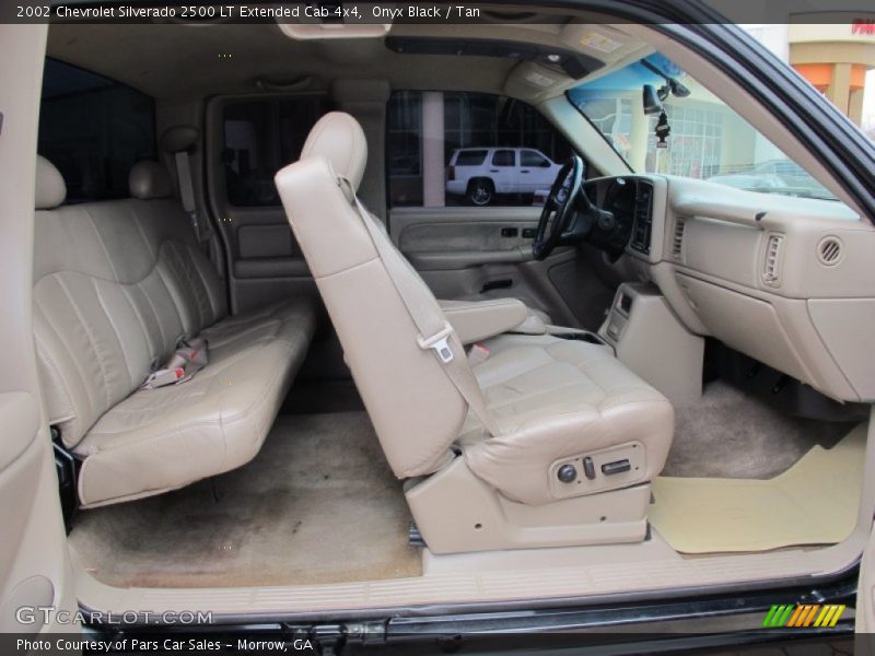 Onyx Black / Tan 2002 Chevrolet Silverado 2500 LT Extended Cab 4x4
