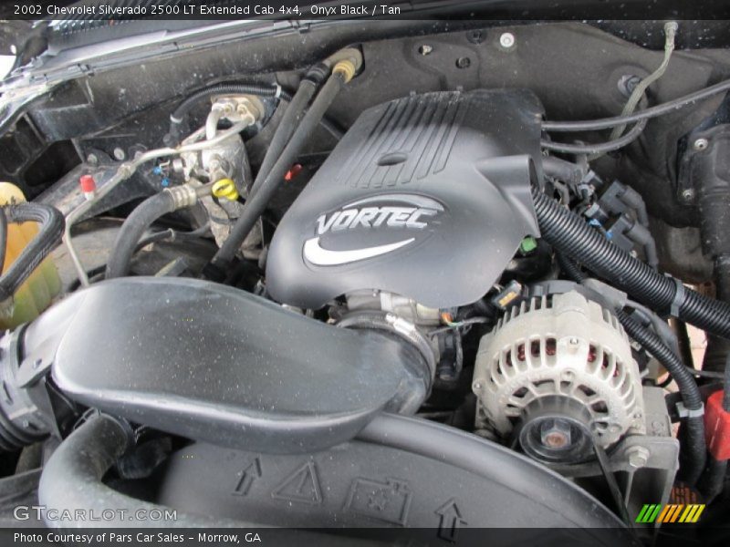 Onyx Black / Tan 2002 Chevrolet Silverado 2500 LT Extended Cab 4x4