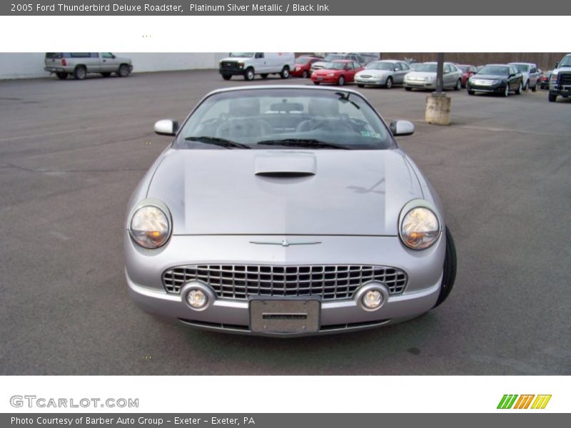 Platinum Silver Metallic / Black Ink 2005 Ford Thunderbird Deluxe Roadster