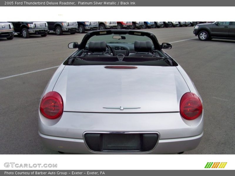 Platinum Silver Metallic / Black Ink 2005 Ford Thunderbird Deluxe Roadster